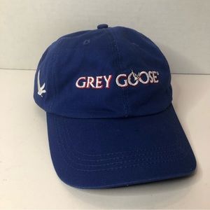 Grey Goose Vodka Blue Embroidered Logo Adjustable Baseball Trucker Hat
